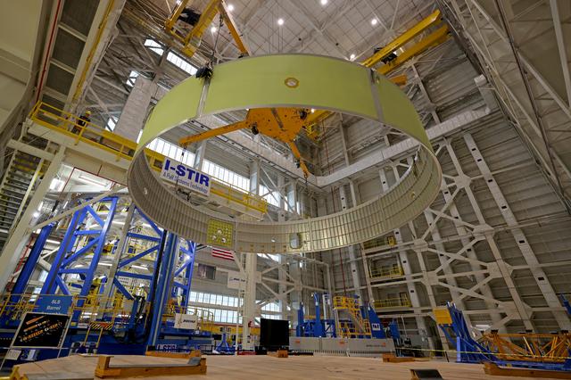 NASA image: NASA, Boeing Complete Barrel Sections for future SLS Exploration