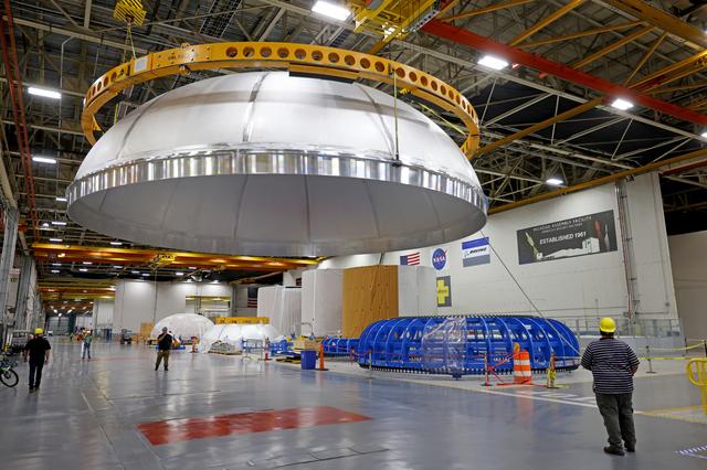 NASA image: Crews Complete SLS Liquid Oxygen Tank Forward Dome for Artemis IV