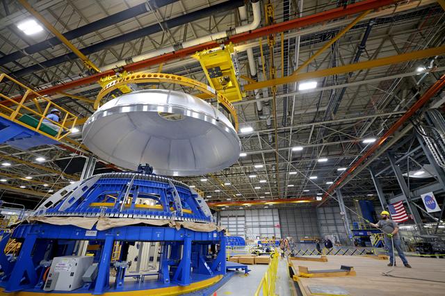 NASA image: NASA Rocket Hardware Moves to Michoud’s Vertical Assembly Center for Next Phase of Production 