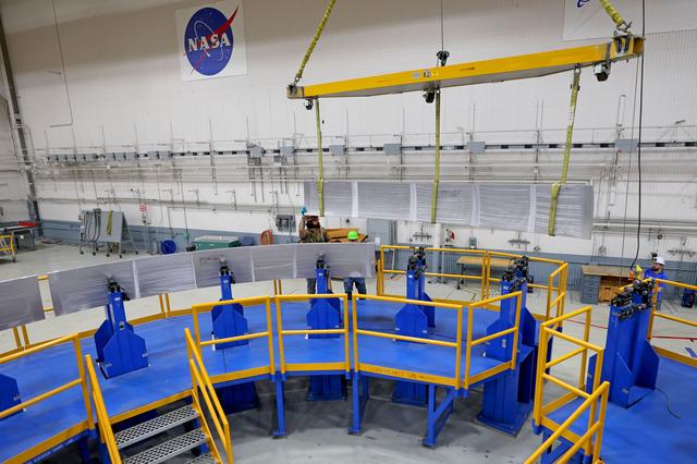 NASA image: First Components of Artemis V SLS Rocket Manufactured at Michoud