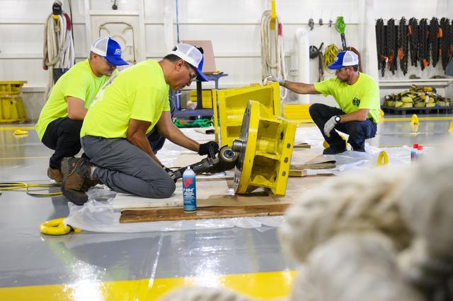 NASA Readies Barge for Artemis II Rocket Stage Delivery