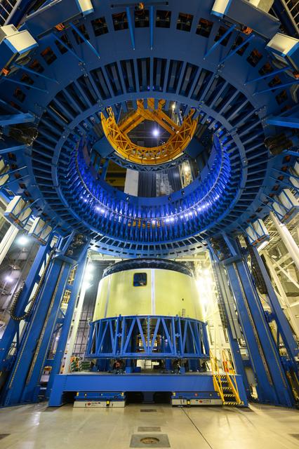 NASA image: Artemis IV Forward Skirt Moves to Vertical Assembly Center for Next Phase of Production