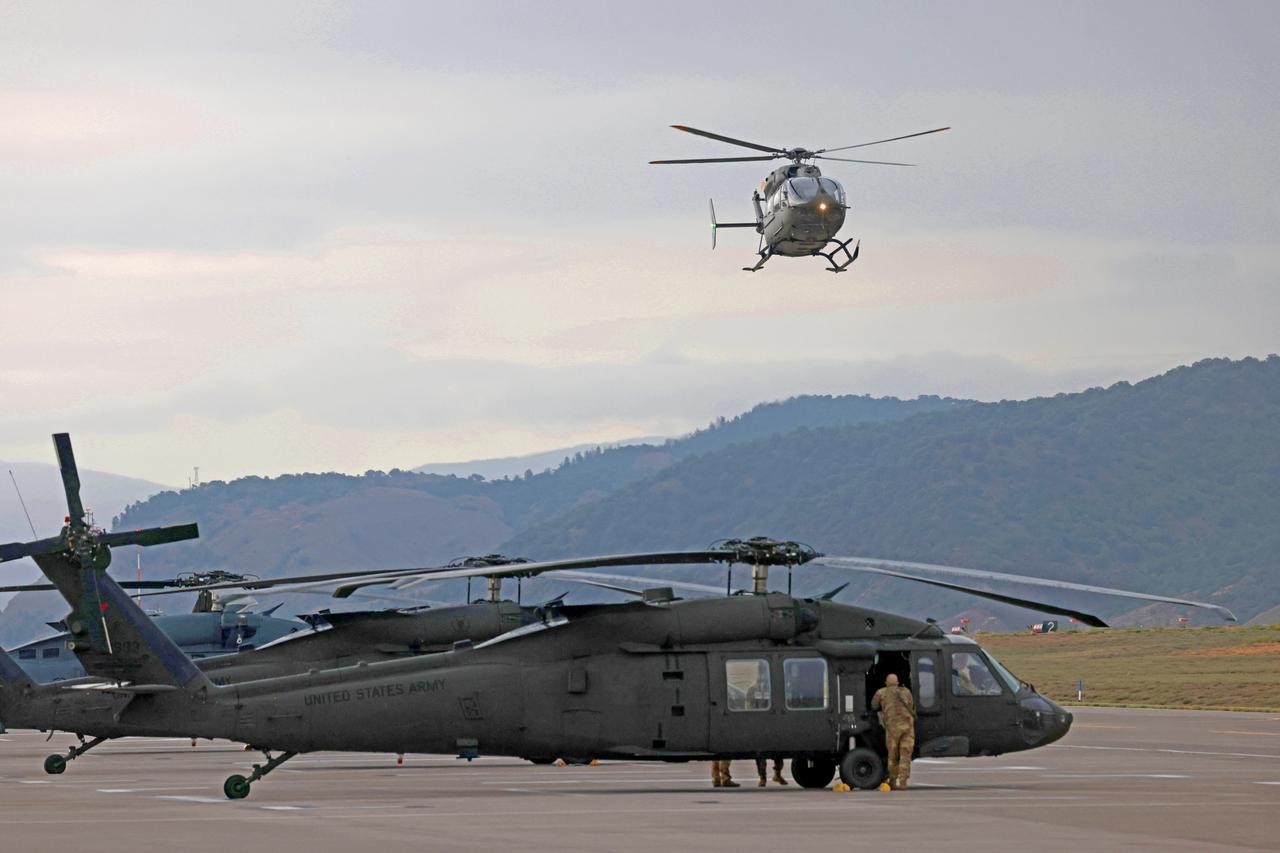 These photos and videos show how NASA certified a new lander flight training course using helicopters in the mountains of northern Colorado. NASA is partnering with the Colorado Army National Guard at its High-Altitude Army National Guard Aviation Training Site near Gypsum, Colorado, to develop the foundational flight training course that will help astronauts practice flight and landing procedures for the Moon. The certification marks an important milestone in crew training for Artemis missions to the Moon, when astronauts will use a commercial human landing system to land on the lunar surface. During the two-week certification run in late August 2025, NASA astronauts Matthew Dominick and Mark Vande Hei participated in flight and landing training to help certify the course. The pair, along with trained instructor pilots with the Army National Guard, took turns flying a helicopter and navigating to landing zones. Artemis flight crew trainers, mission control leads, and lunar lander operational experts from NASA Johnson joined them on each helicopter flight to assess the instruction, training environment, and technical applications for crewed lunar missions. For more information, contact NASA Marshall’s Office of Communications at 256-544