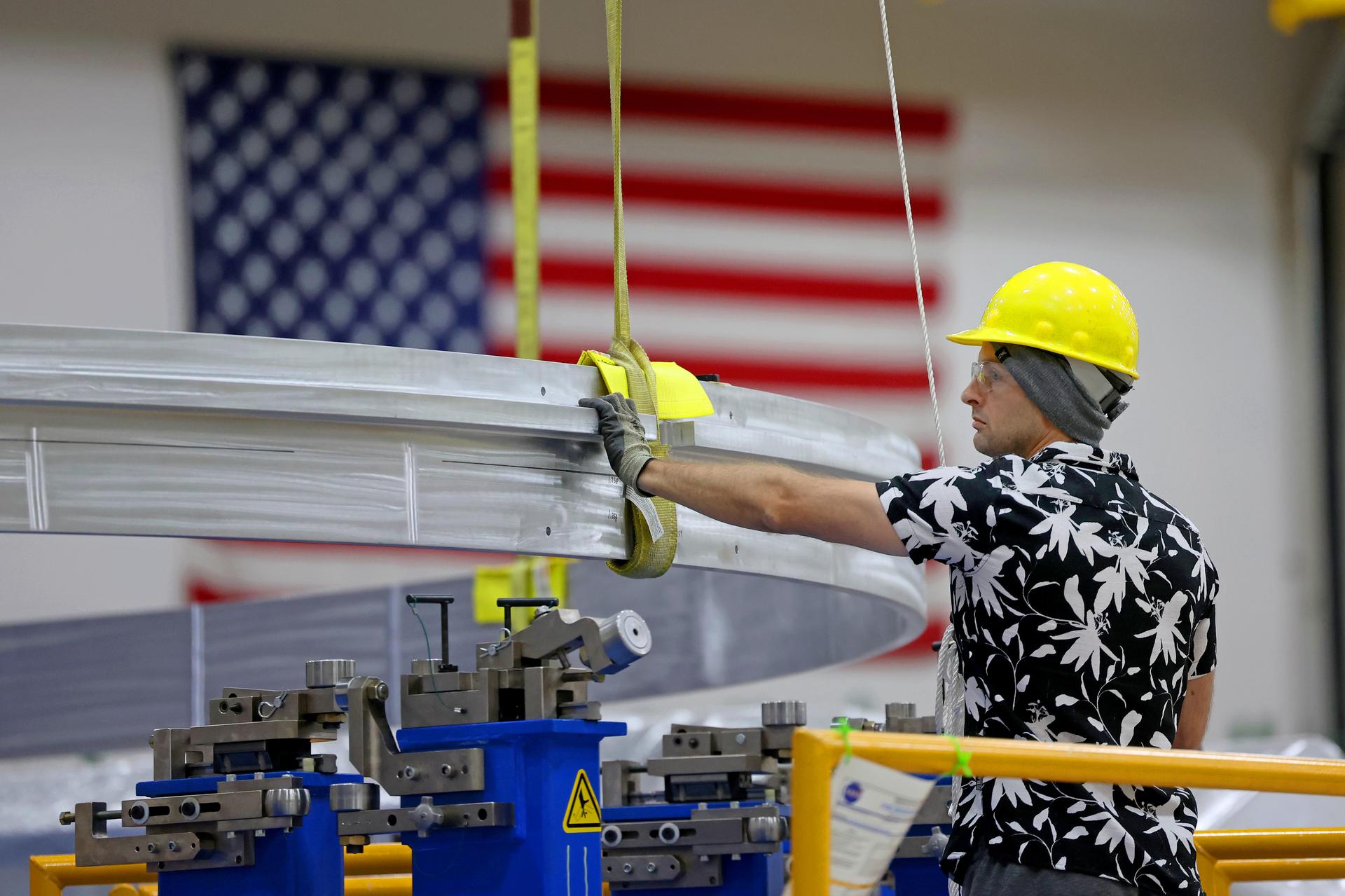 Teams at NASA’s Michoud Assembly Facility in New Orleans continue to make progress manufacturing core stages for the SLS (Space Launch System) rocket. In August, teams with NASA and Boeing, SLS core stage prime contractor, completed the first ring for the sixth SLS core stage. The core stage rings are welded together through a friction-stir welding process. A completed ring is 27.6 feet in diameter and serves as a connection point to join the large core stage structures together. The rings also provide structural stability to the bottoms of the domes.    The 212-foot-tall SLS rocket core stage is made up of 10 major barrel sections, four dome sections, and seven rings. The components come together to form the five major sections of the core stage – the engine section, liquid hydrogen tank, intertank, liquid oxygen tank, and forward skirt. 