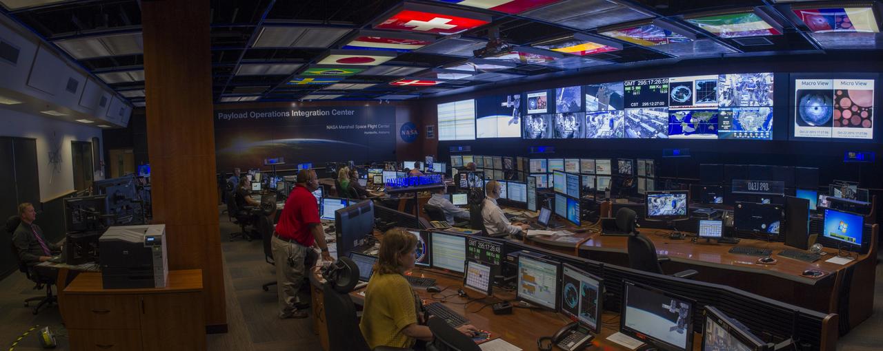 PANORAMIC VIEW OF PAYLOAD OPERATIONS INTEGRATION CENTER, PCA1, BLDG. 4663…UPDATED 10/21/15