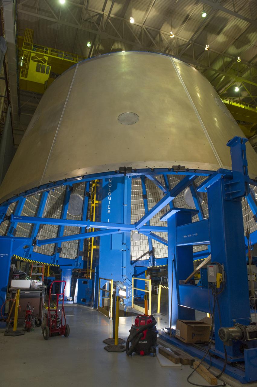Launch Vehicle Stage Adapter (LVSA) Aft Cone Post Weld #7