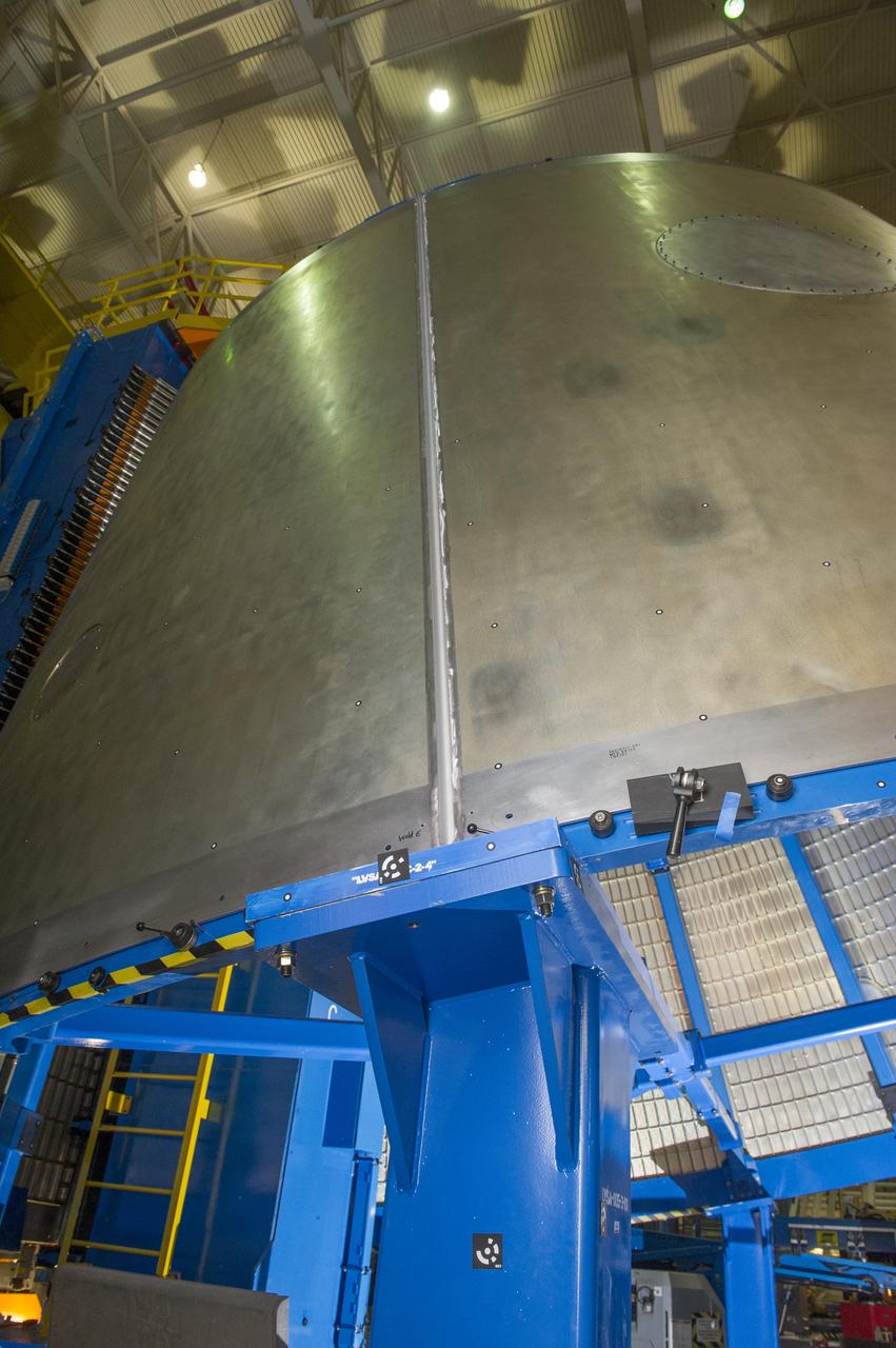 Launch Vehicle Stage Adapter (LVSA) Aft Cone Post Weld #7