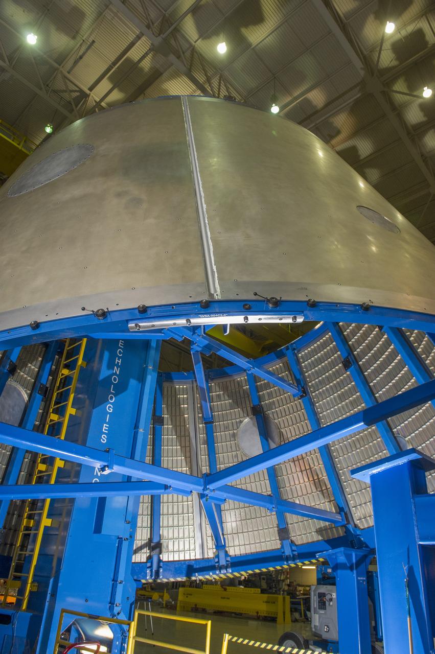 Launch Vehicle Stage Adapter (LVSA) Aft Cone Post Weld #7