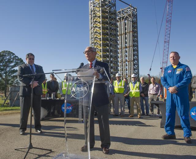 NASA image: CHARLES BOLDEN ADDRESSES MEDIA