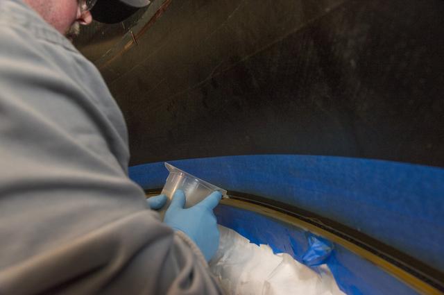 NASA image: POURING EPOXY