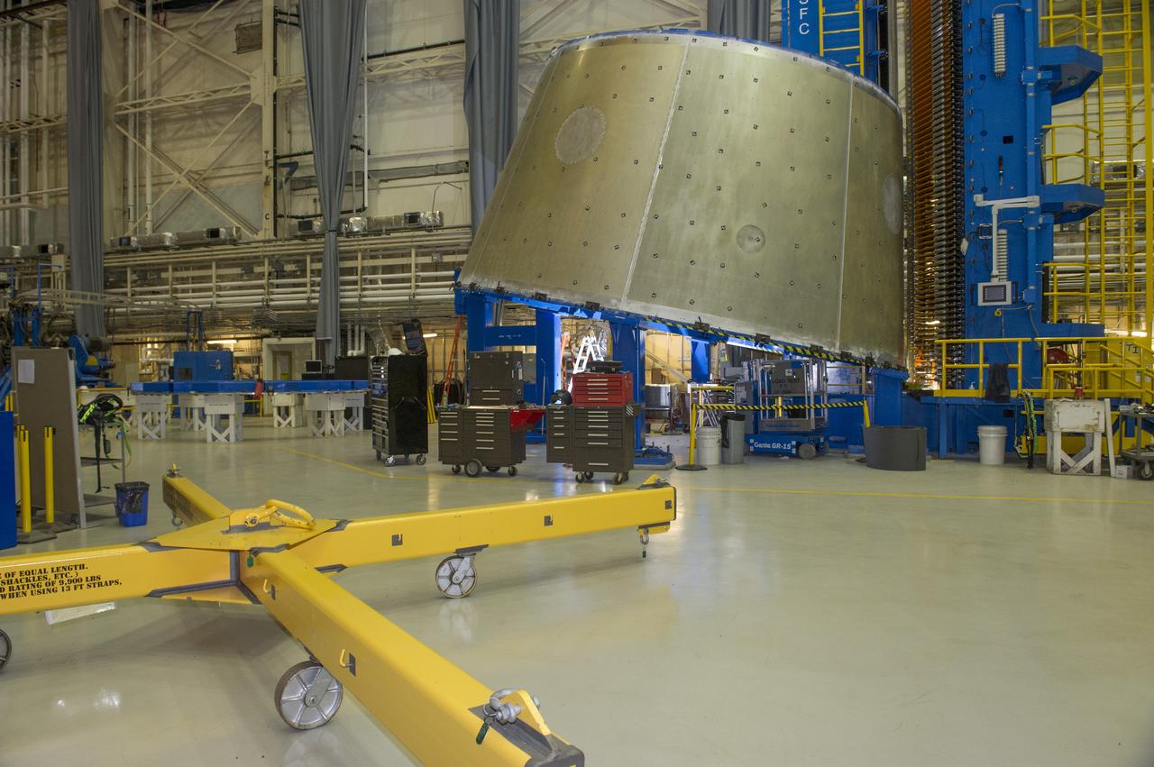 LVSA AFT CONE SECTION POST WELD #8 EXTERIOR VIEWS OF LVSA AFT CONE