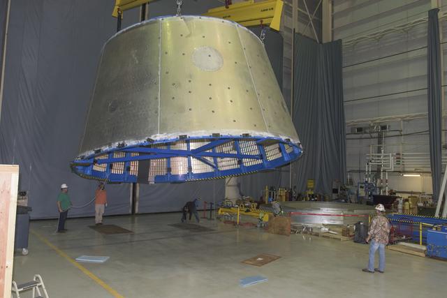 NASA image: LVSA AFT CONE MOVE