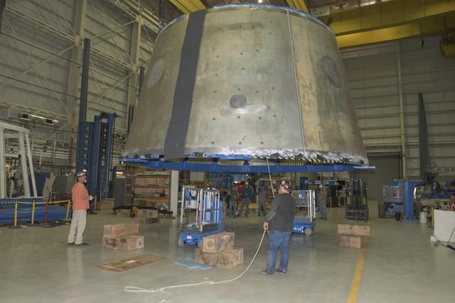 NASA image: LVSA AFT CONE MOVE