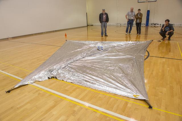 NASA image: ENGINEERING DEVELOPMENT UNIT SOLAR SAIL