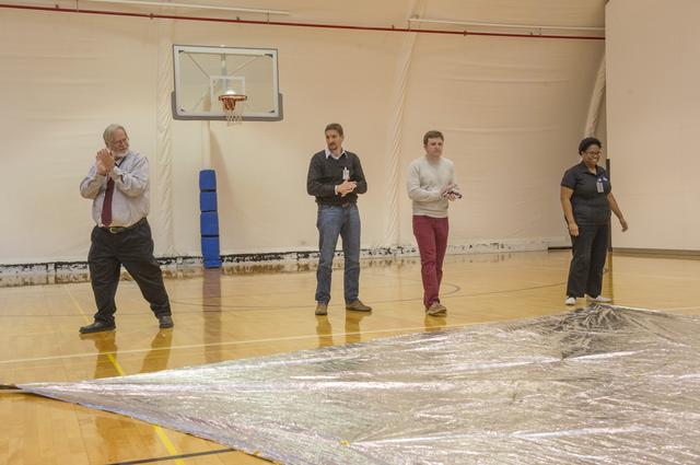 NASA image: ENGINEERING DEVELOPMENT UNIT SOLAR SAIL