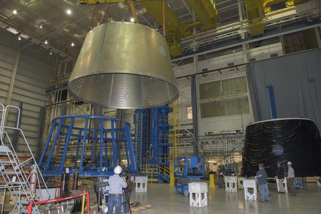 NASA image: LVSA AFT CONE MOVE FROM FRAME