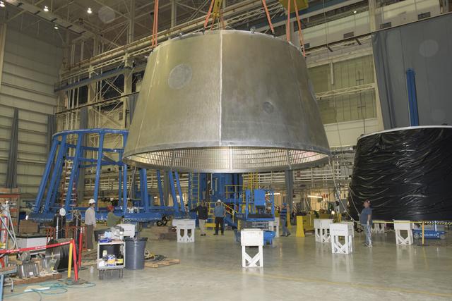 NASA image: LVSA AFT CONE MOVE FROM FRAME