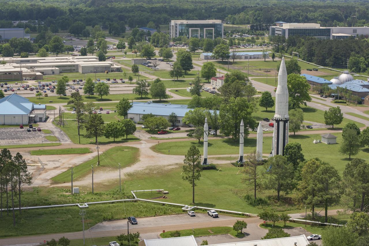 AERIAL PHOTOGRAPHS OF MSFC-ROCKET PARK