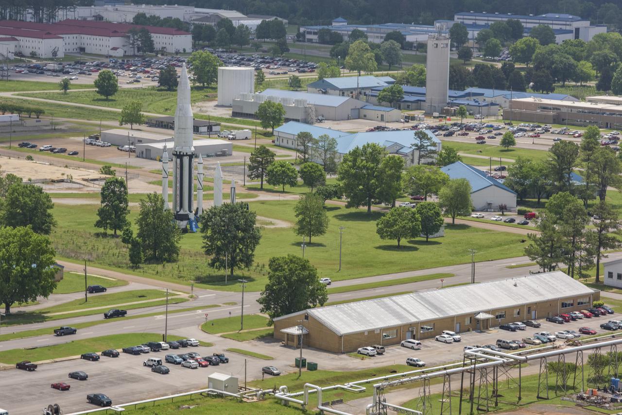 AERIAL PHOTOGRAPHS OF MSFC-ROCKET PARK