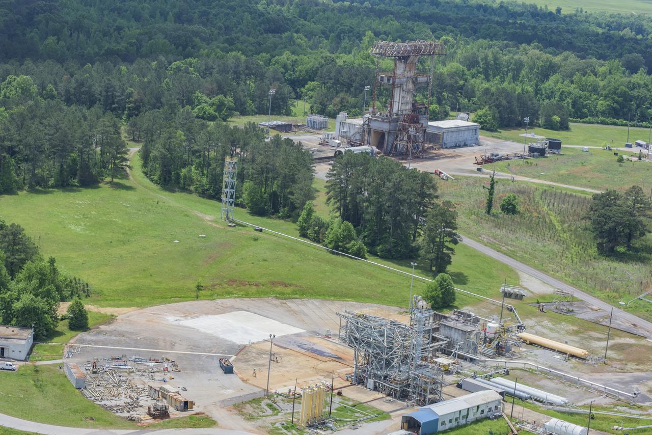 AERIAL PHOTOGRAPHS OF MSFC-TEST STAND 116