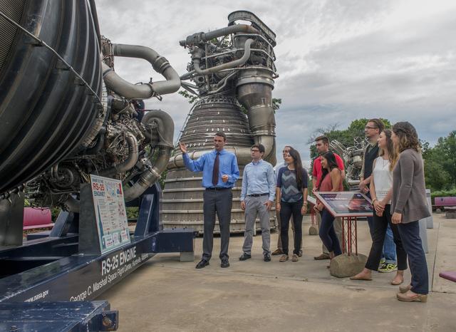 NASA image: INTERN RYAN CONNELLY EXPLAINS HISTORY AND WORKINGS OF RS-25 ENGI