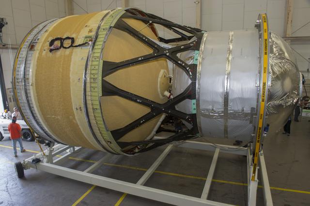 INTERIM CRYOGENIC PROPULSION STAGE TEST ARTICLE UNLOADED PRIOR T