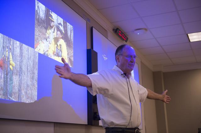 NASA image: MIKE RUDOLPHI, GUEST SPEAKER AT "MISSION SUCCESS IS IN OUR HANDS
