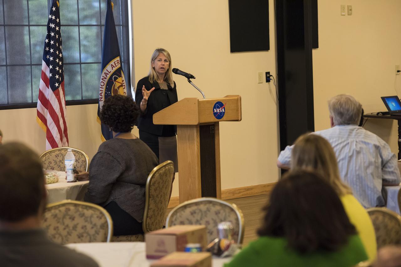 MARSHALL ASSOCIATION LUNCHEON WITH GUEST SPEAKER DR. DAVA NEWMAN, NASA DEPUTY ADMINISTRATOR. AUGUST 16, 2016.
