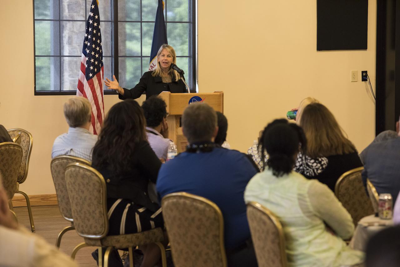 MARSHALL ASSOCIATION LUNCHEON WITH GUEST SPEAKER DR. DAVA NEWMAN, NASA DEPUTY ADMINISTRATOR. AUGUST 16, 2016.