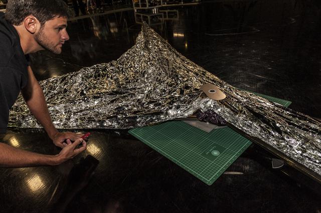 NASA image: NEAR EARTH ASTERIOD SCOUT SOLAR SAIL