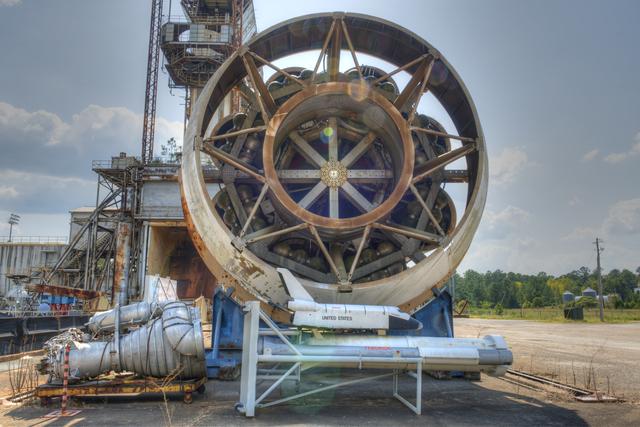 NASA image: FORWARD END OF SATURN S-1B STAGE