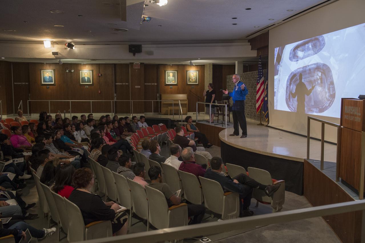 ASTRONAUT DR. JOHN "DANNY" OLIVAS ADDRESSES ATTENDEES AT HISPANIC HERITAGE MONTH EVENT