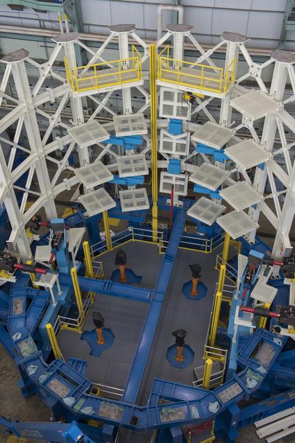 NASA image: SLS ENGINE SECTION TEST STAND READY FOR STRUCTURAL TEST ARTICLE