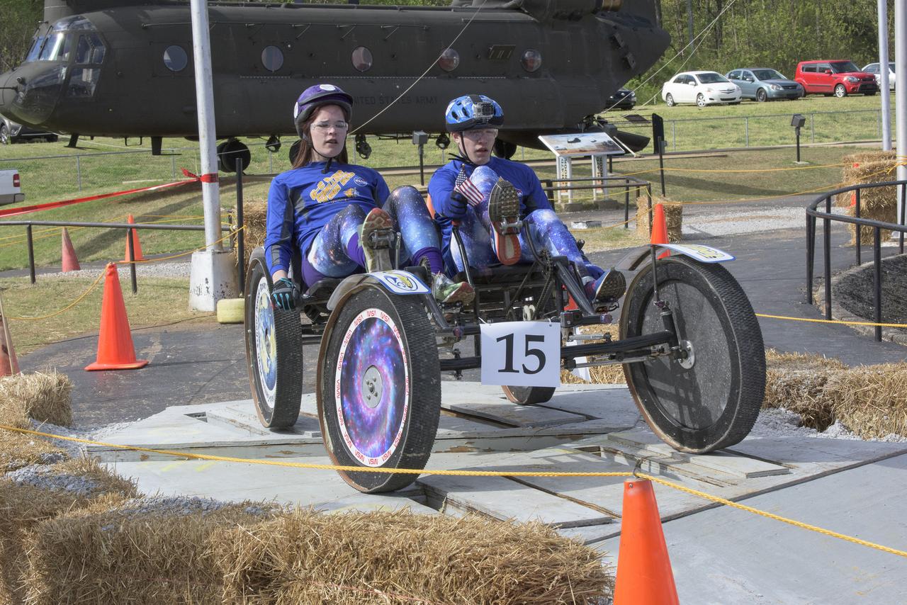 2016 ROVER CHALLENGE EVENTS AT THE U.S. SPACE AND ROCKET CENTER IN HUNTSVILLE, ALABAMA. NATIONAL AND INTERNATIONAL COLLEGE AND HIGH SCHOOL STUDENTS COME TOGETHER TO TEST THEIR ENGINEERING SKILLS OVER A SIMULATED OUTER PLANET OBSTACLE COURSE.