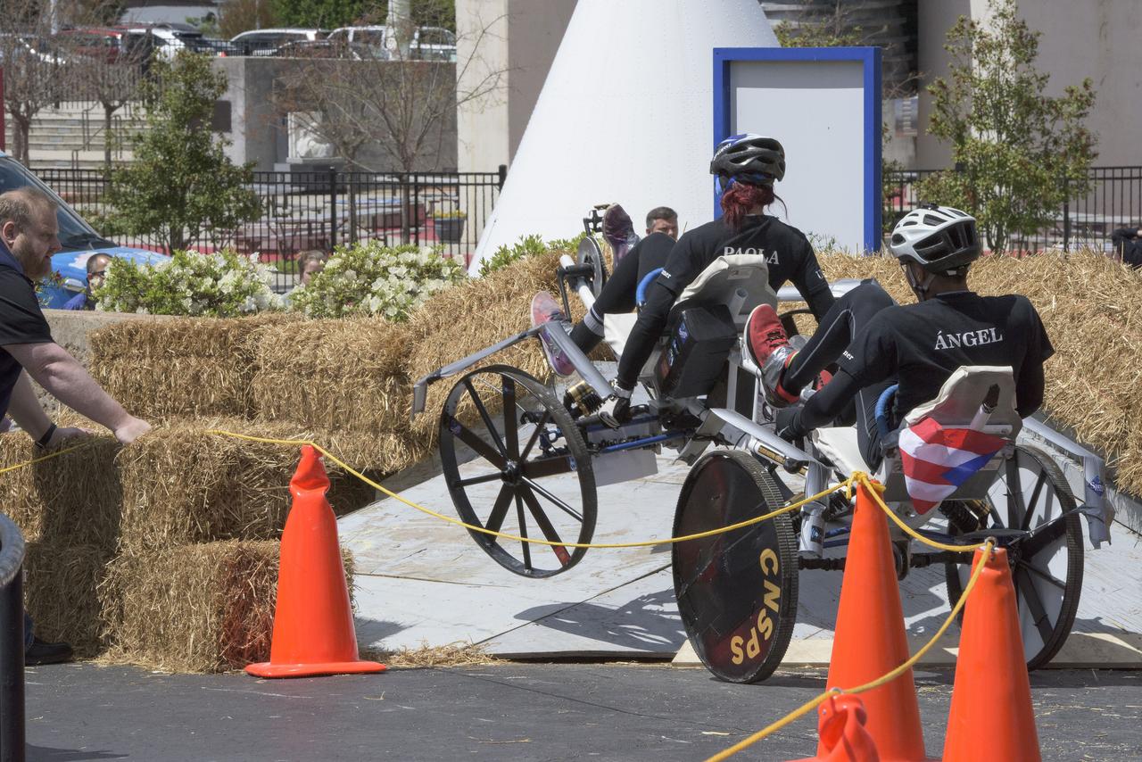 2016 ROVER CHALLENGE EVENTS AT THE U.S. SPACE AND ROCKET CENTER IN HUNTSVILLE, ALABAMA. NATIONAL AND INTERNATIONAL COLLEGE AND HIGH SCHOOL STUDENTS COME TOGETHER TO TEST THEIR ENGINEERING SKILLS OVER A SIMULATED OUTER PLANET OBSTACLE COURSE.