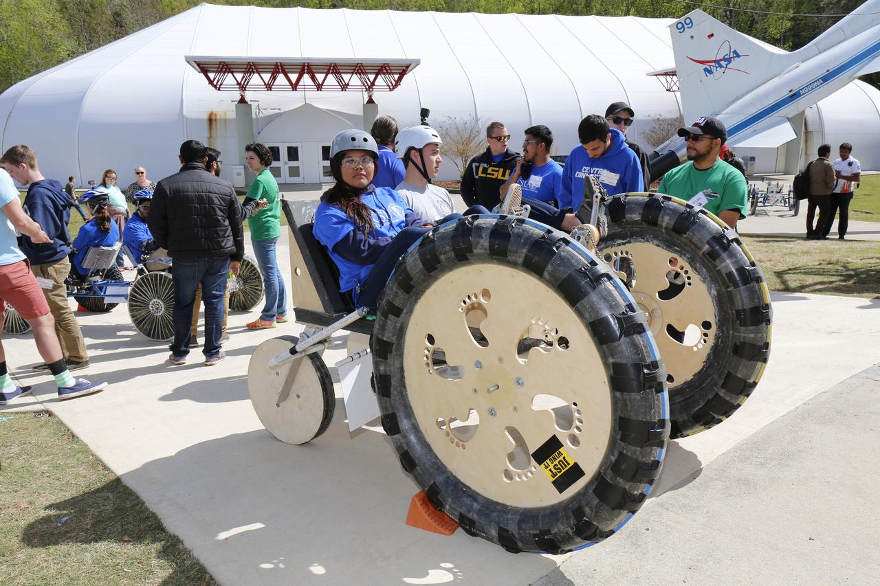 2016 ROVER CHALLENGE EVENTS AT THE U.S. SPACE AND ROCKET CENTER IN HUNTSVILLE, ALABAMA. NATIONAL AND INTERNATIONAL COLLEGE AND HIGH SCHOOL STUDENTS COME TOGETHER TO TEST THEIR ENGINEERING SKILLS OVER A SIMULATED OUTER PLANET OBSTACLE COURSE.