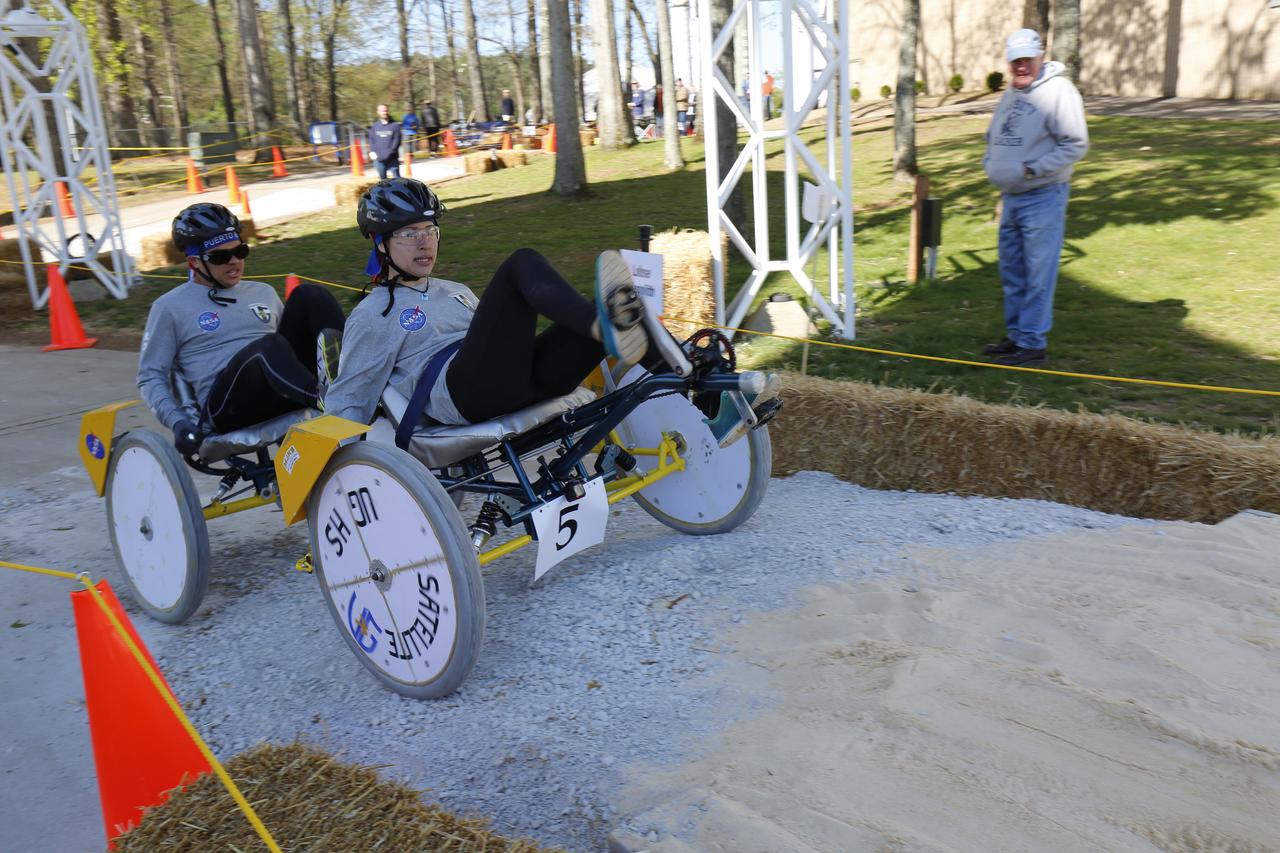 2016 ROVER CHALLENGE EVENTS AT THE U.S. SPACE AND ROCKET CENTER IN HUNTSVILLE, ALABAMA. NATIONAL AND INTERNATIONAL COLLEGE AND HIGH SCHOOL STUDENTS COME TOGETHER TO TEST THEIR ENGINEERING SKILLS OVER A SIMULATED OUTER PLANET OBSTACLE COURSE.