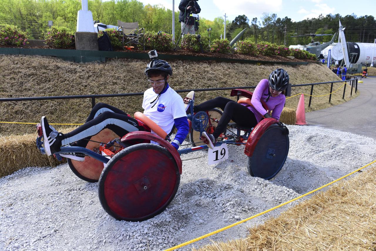 2016 ROVER CHALLENGE EVENTS AT THE U.S. SPACE AND ROCKET CENTER IN HUNTSVILLE, ALABAMA. NATIONAL AND INTERNATIONAL COLLEGE AND HIGH SCHOOL STUDENTS COME TOGETHER TO TEST THEIR ENGINEERING SKILLS OVER A SIMULATED OUTER PLANET OBSTACLE COURSE.