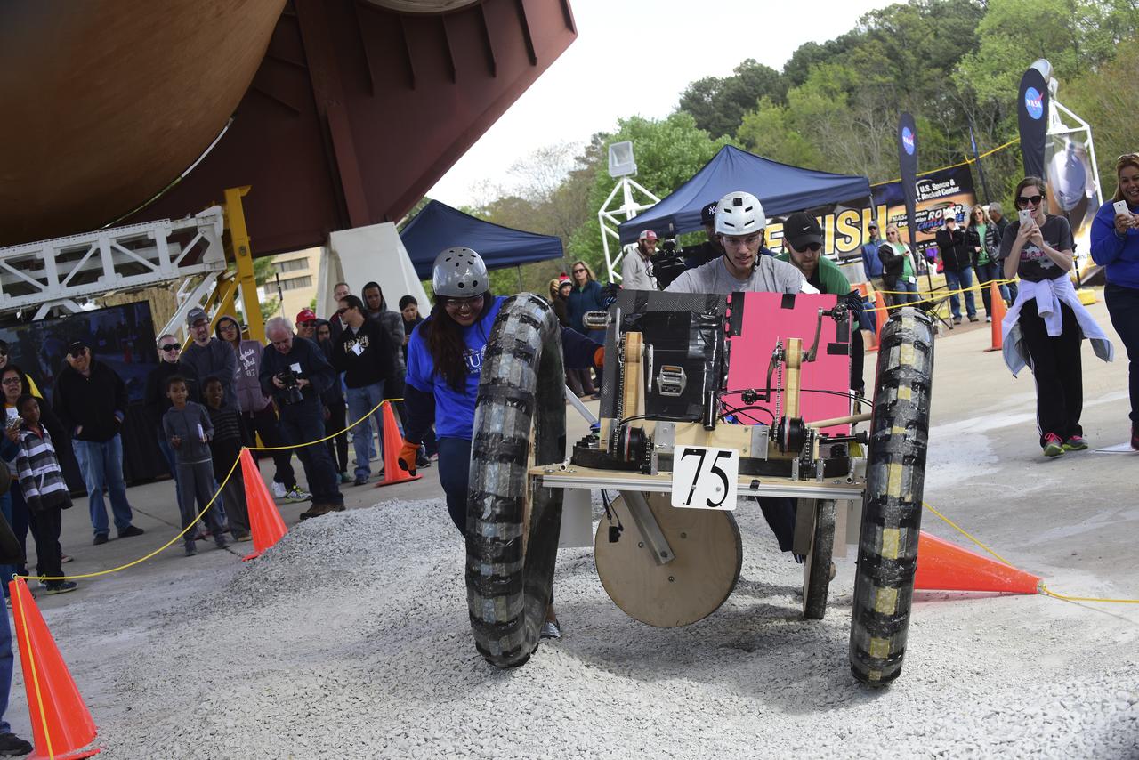 2016 ROVER CHALLENGE EVENTS AT THE U.S. SPACE AND ROCKET CENTER IN HUNTSVILLE, ALABAMA. NATIONAL AND INTERNATIONAL COLLEGE AND HIGH SCHOOL STUDENTS COME TOGETHER TO TEST THEIR ENGINEERING SKILLS OVER A SIMULATED OUTER PLANET OBSTACLE COURSE.