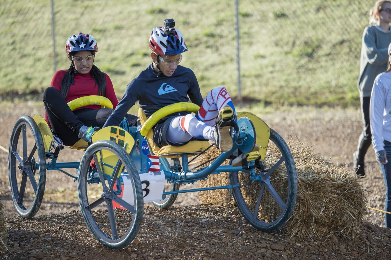2017 Exploration Rover Challenge events at the U.S. Space and Rocket Center in Huntsville, Alabama. High school and college students from around the U.S. and the world come together for this 2 day event which challenges them to compete for the fastest time as well as technical design of the actual rover itself.