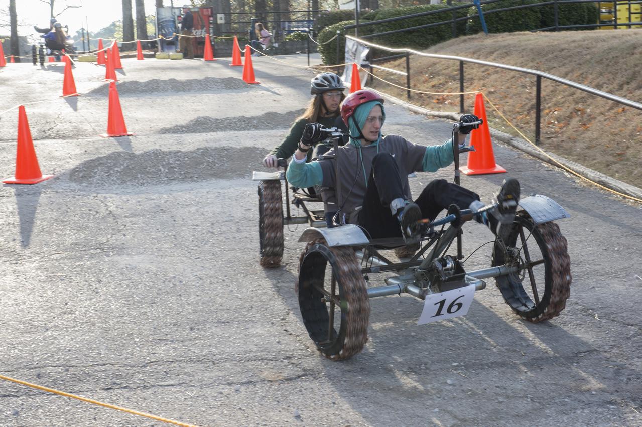 2017 Exploration Rover Challenge events at the U.S. Space and Rocket Center in Huntsville, Alabama. High school and college students from around the U.S. and the world come together for this 2 day event which challenges them to compete for the fastest time as well as technical design of the actual rover itself.