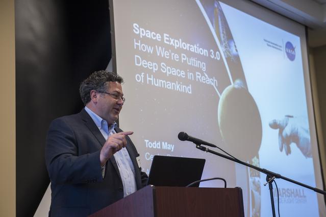 NASA image: Todd May Speaks at Geek @ Geek event at Aegis Technologies