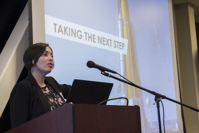 NASA image: Erika Alvarez Speaks at Geek @ Geek event at Aegis Technologies