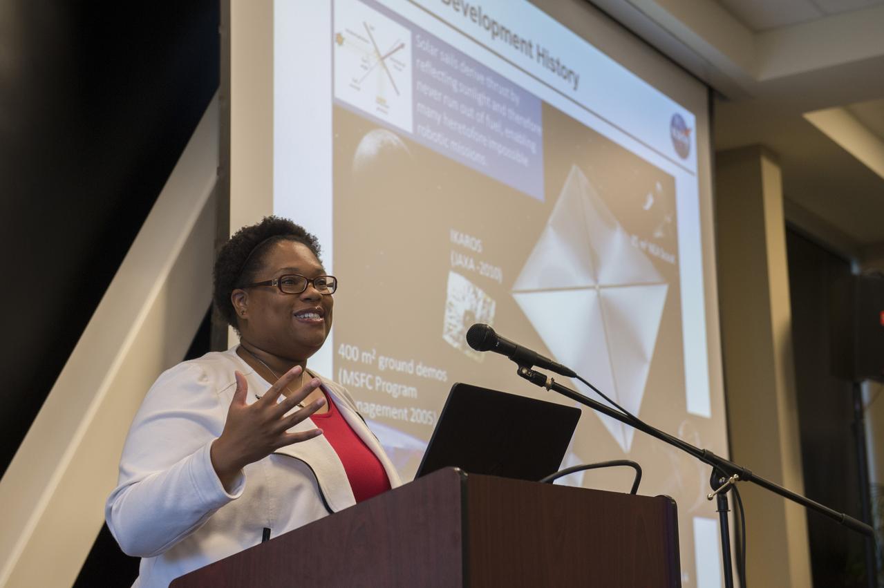 Tiffany Lockett speaks at Geek @ Geek event at Aegis Technologies