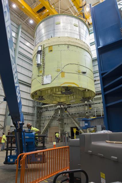 NASA image: Pegasus delivers SLS engine section