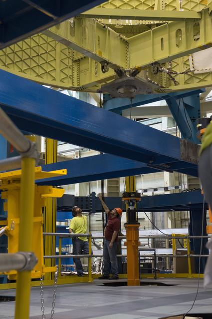 NASA image: Pegasus delivers SLS engine section