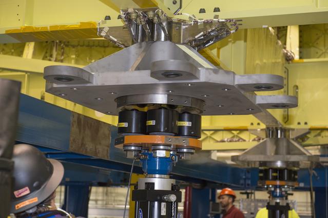 NASA image: Pegasus delivers SLS engine section