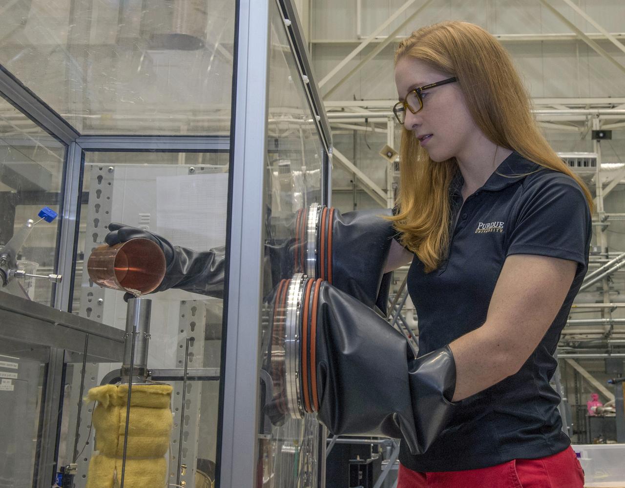 Karen Son, a NSTRF fellow at Marshall, uses a virtual test lab to help improve air quality on the next generation of air filtration systems to be used in space