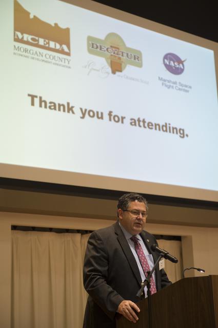 NASA image: "Launch Your Business with NASA" conference in Decatur, Alabama.