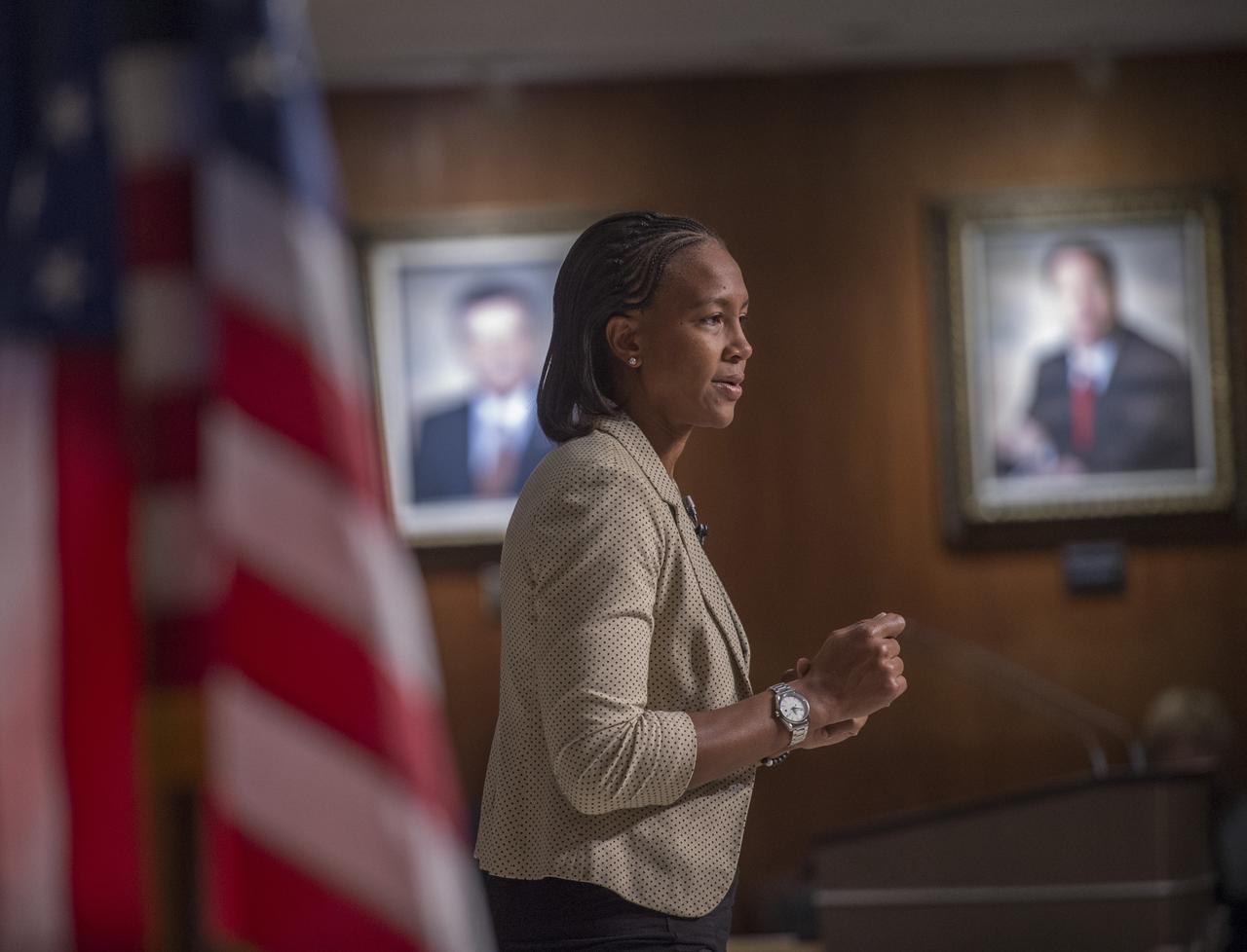 The 2017 Disabilities Awareness Month Program was presented at Marshall Space Flight Center's Morris Auditorium with guest speaker Tamika Catchings. Ms. Catchings is a retired WNBA player who spent her entire career with the Indiana Fever. She was the first recipient of ESPN’s Humanitarian Award in 2015. In 2016, Tamika became the first female recipient of the National Civil Rights Museum Sports Legacy Award.  In 2016, Tamika released her autobiography, "Catch A Star," which became a New York Times best seller. She is also a world-renowned motivational and keynote speaker.